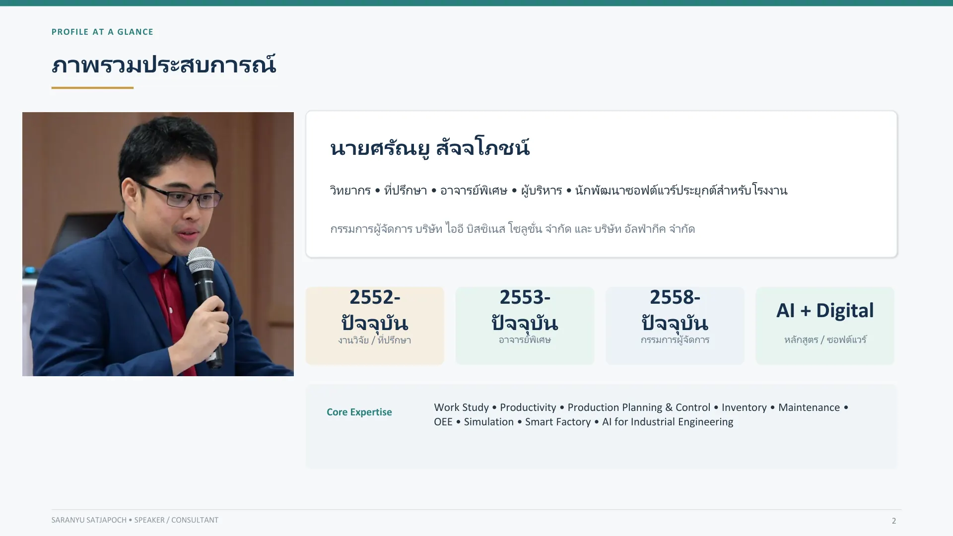 Speaker Profile หน้า 2
